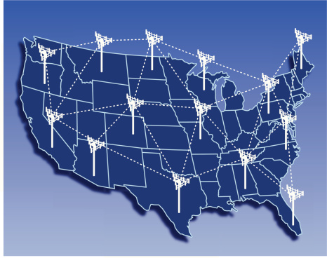 USA Cell Tower Map