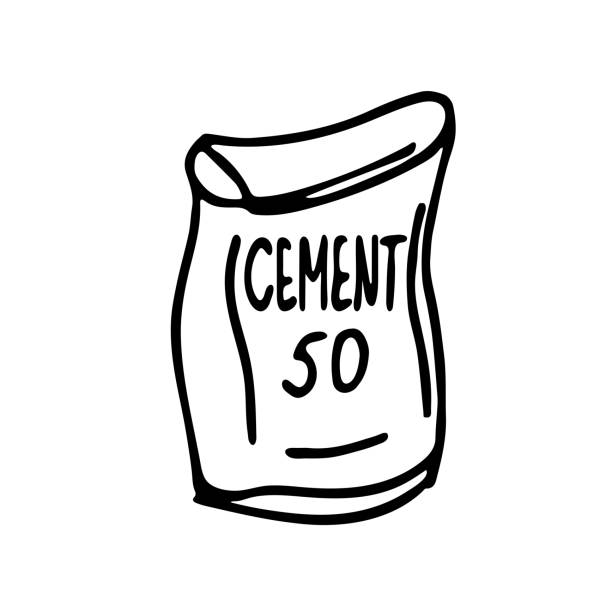 Cement Bag Drawing Illustrations, Royalty-Free Vector Graphics & Clip