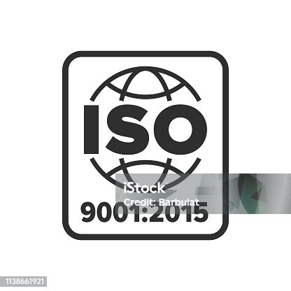 istock ISO 9001 certified symbol 1138661921