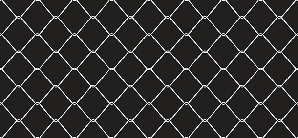 Chain Link Fence Wire Mesh The Cage Metal Net Seamless Pattern ...
