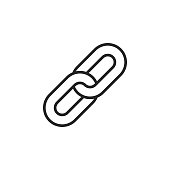 istock Chain, Link Line Icon. Editable Stroke. Pixel Perfect. For Mobile and Web. 1136358844