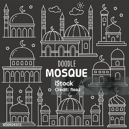 cami simgeler kumesi vektor simgeleri bedava vektor