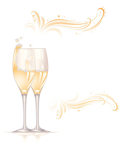 Royalty Free Champagne Flute Clip Art, Vector Images ...