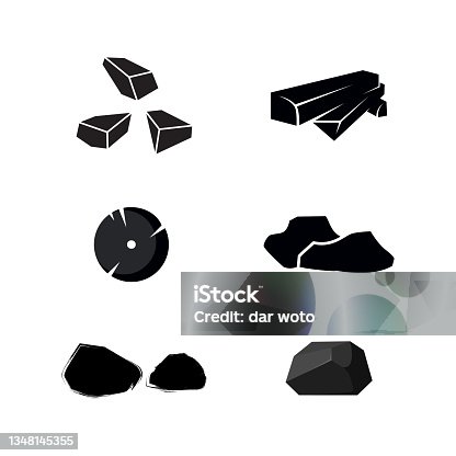 istock charcoal Vector icon design illustration 1348145355