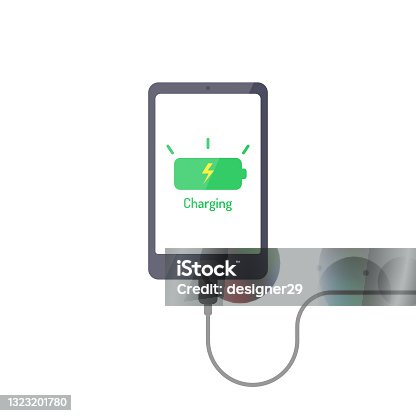 istock Charging Mobile Phone Icon. 1323201780