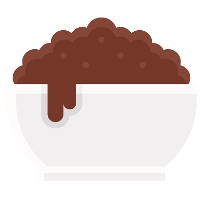 Charoset icon, Passover related vector illustration