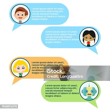 istock Chatbot and users chating 945874370