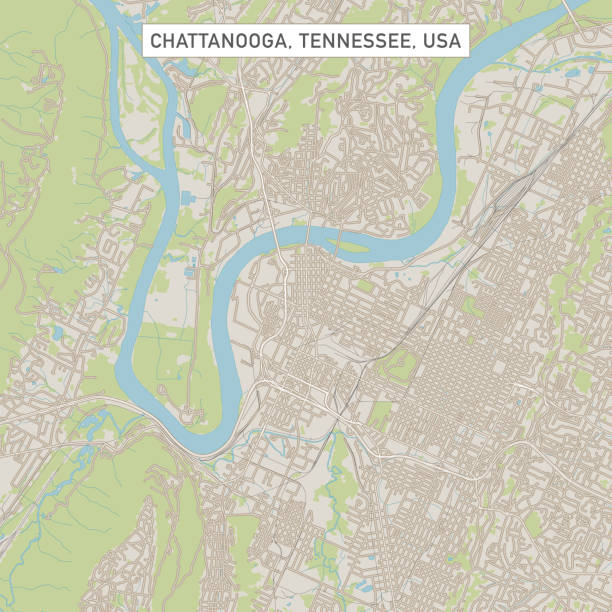 Chattanooga Tennessee US City Street Map Vector Illustration of a City Street Map of Chattanooga, Tennessee, USA. Scale 1:60,000.
All source data is in the public domain.
U.S. Geological Survey, US Topo
Used Layers:
USGS The National Map: National Hydrography Dataset (NHD)
USGS The National Map: National Transportation Dataset (NTD) chattanooga stock illustrations