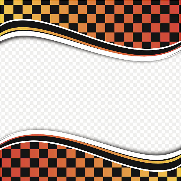 Checkered background (racing background). Checkered background (racing background). Vector illustration. car borders stock illustrations