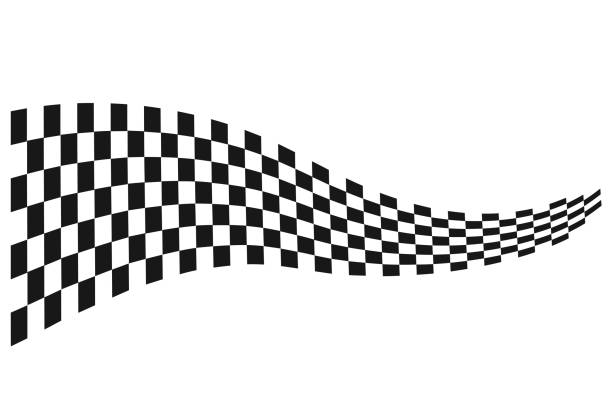 Checkered flag Race flag pattern, vector icon illustration background. Checkered flag Race flag pattern, vector icon illustration background. chess backgrounds stock illustrations