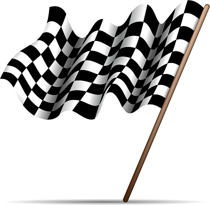Checkered Flag Stock Illustration - Download Image Now - iStock Repeating Checkered Flag Background