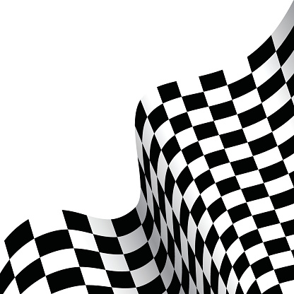Checkered race flag. Background Formula one with space for your text vector