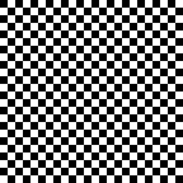 Checkered racing flag pattern, race pattern. Checkered racing flag pattern, race pattern. chess backgrounds stock illustrations