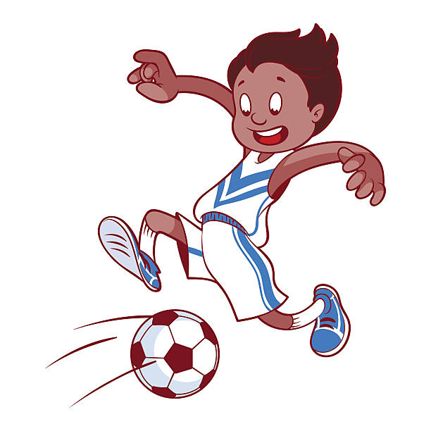 Hispanic Kids Playing Soccer Illustrations, Royalty-Free Vector ...
