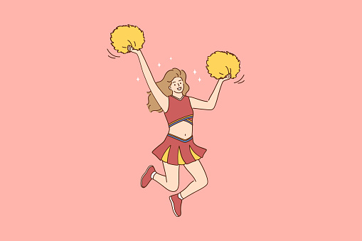 Cheerleading and sport concept