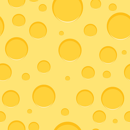 Cheese, cheese seamless texture. Vector illustration. Vector.