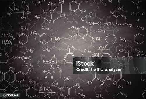 istock Chemistry blackboard 183958324