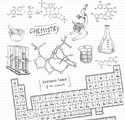 Chemistry Doodle Sketches