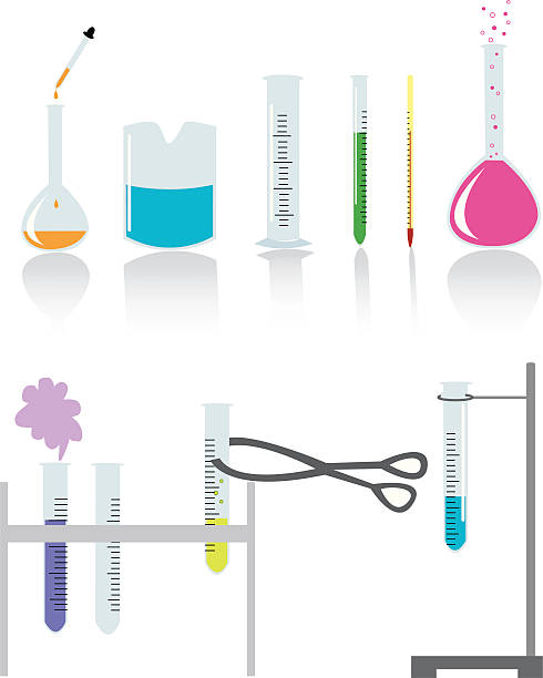 Chemistry Set vector art illustration