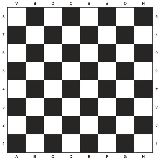 Chess board, black and white Chess board, black and white design. Vector background illustration chess borders stock illustrations
