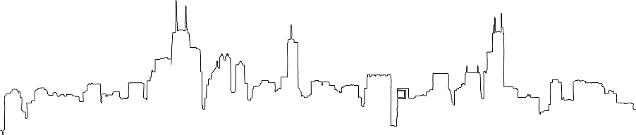 Chicago Skyline Strichzeichnung Stock Vektor Art und mehr Bilder von Am
