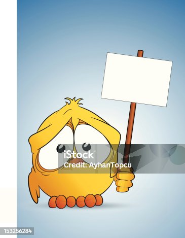 istock Chick and signboard 153256284
