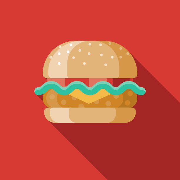 Fried Chicken Sandwich Illustrations, Royalty-Free Vector Graphics ...