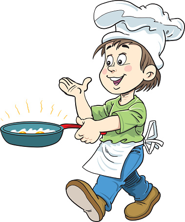 child as a cook
