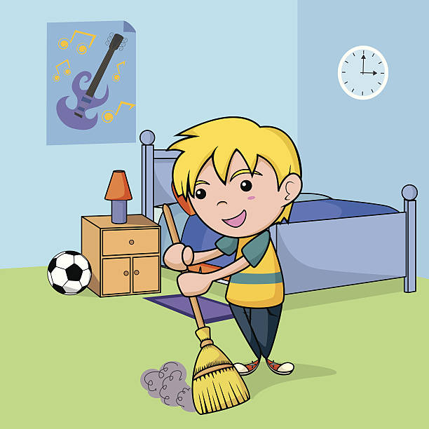 top 60 tidy room clip art, vector graphics and illustrations - istock