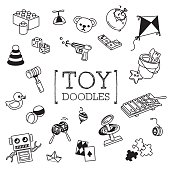 Hand drawing styles for children toy.