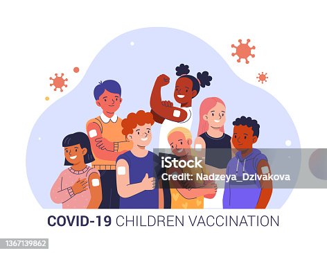 istock COVID-19 Children Vaccination concept. 1367139862