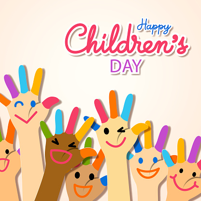 Children’s Day Painted Fingers