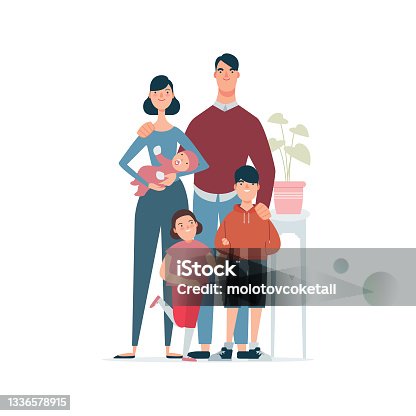 istock chinese family with the 3rd child 1336578915
