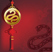 Decoration background for 2013 Year of the Snake. EPS10.