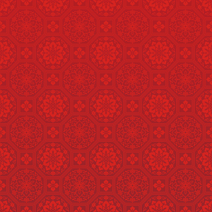 Chinese red background.