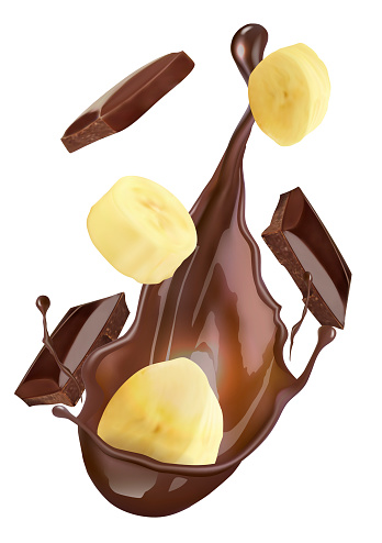 chocolate and banana