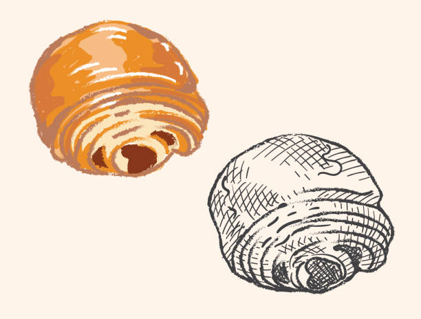 Pain Au Chocolat Vectoriels et illustrations libres de Pain Au Chocolat Vectoriels et illustrations libres de