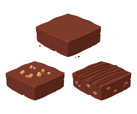 Chocolate brownie set