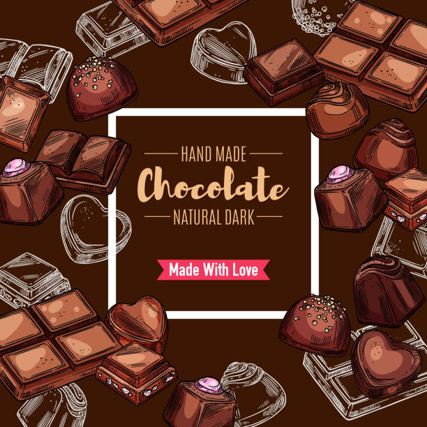 チョコレートクリーム イラスト素材 Istock