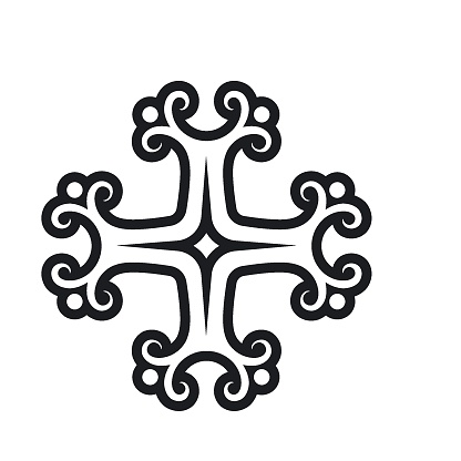 christian cross icon vector illustration design