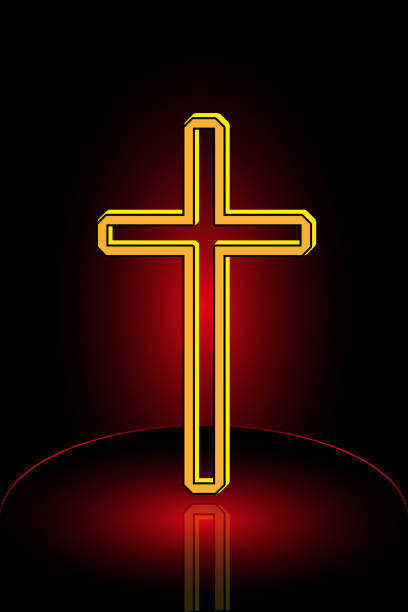 Best Gold Crucifix Illustrations, Royalty-Free Vector Graphics & Clip