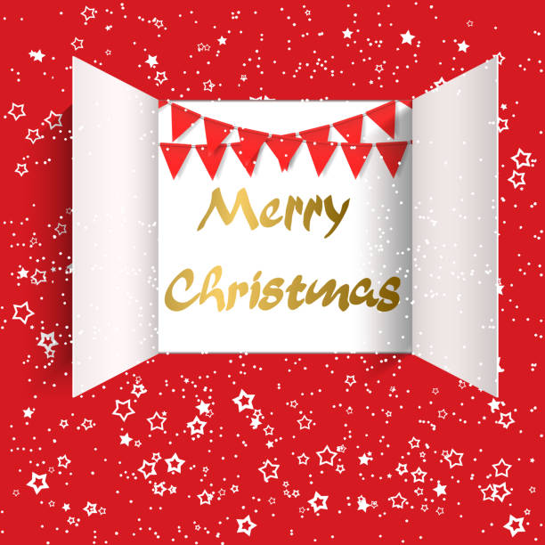 weihnachts-adventskalender türöffnung - adventskalender tür stock-grafiken, -clipart, -cartoons und -symbole