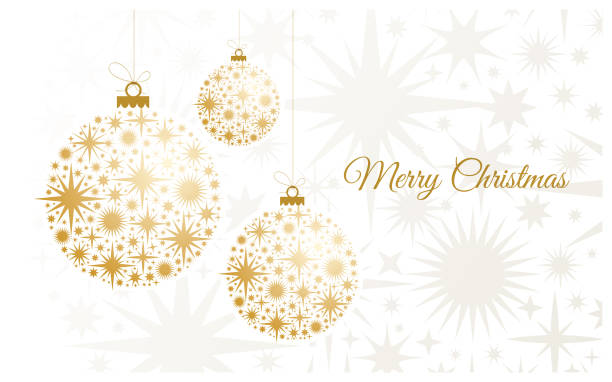 Christmas Background with gold balls. Christmas Background with gold balls - Illustration gold ornaments stock illustrations