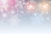 istock Christmas background with snowflakes 1281966270