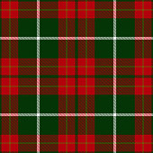 Christmas decorative Scottish tartan plaid seamless textile pattern background.