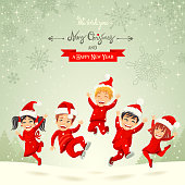 istock Christmas Happy Kids 1188598707