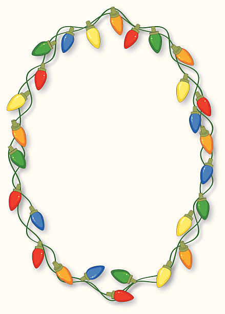 Download Royalty Free White Christmas Lights String Clip Art ...