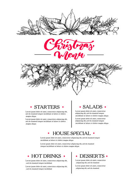 Download Free Christmas Menu Vector Art SVG Cut Files
