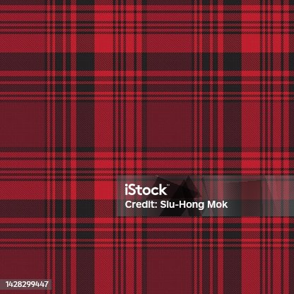 istock Christmas Ombre Plaid textured Seamless Pattern 1428299447