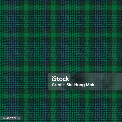 istock Christmas Ombre Plaid textured Seamless Pattern 1428299482